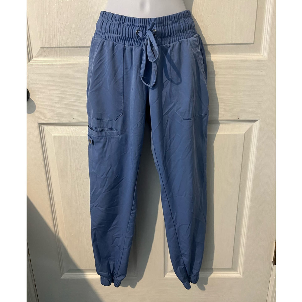 HH Works‎ By Healing Hands Scrub Pants Blue Size XSmall Petite